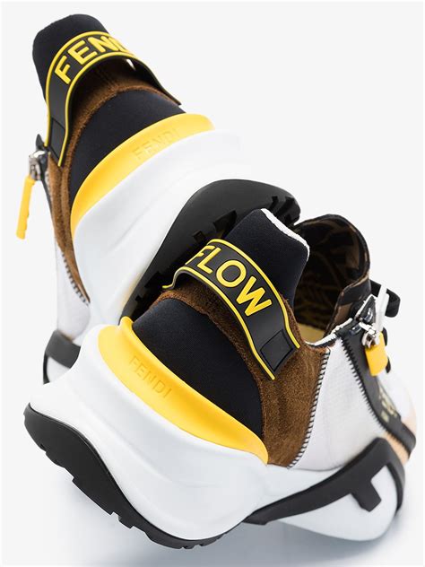 fendi mens sneakers sale|fendi flow low top sneakers.